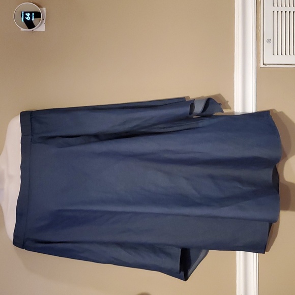 Tibi Off The Shoulder Chambray Mini Dress In Dark Blue Denim Size 4 NWOT'S - Picture 4 of 10